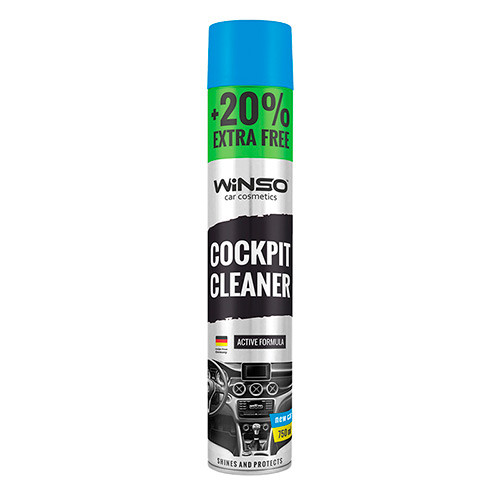 Поліроль для приладової панелі WINSO Cockpit Cleaner 750ml аер. пак. нова машина (12 шт./ясть), фото 1