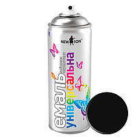 Емаль NEW TON авто акрилова 9005 чорн. глянець., в аер. пакованні, 500 мл