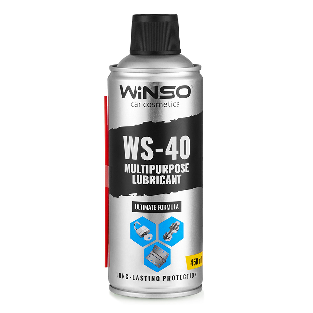 !!!! АКЦІЯ (10 шт. + 1 шт.) Мастило багатофункціональне 450 мл WINSO MULTIPURPOSE LUBRICANT WS-40, фото 1