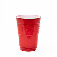 Стакан Party Red Cup 400мл (PS) червоний Huhtamaki (50шт), 16уп/ящ