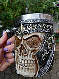 ЗD кухоль Череп воїна, фото 4