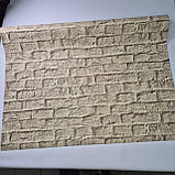 Шпалери вінілові 1,06 × 10 м Marburg Loft Superior 1034119, пісочні, під цеглу для вітальні, спальні, фото 5