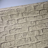 Шпалери вінілові 1,06 × 10 м Marburg Loft Superior 1034119, пісочні, під цеглу для вітальні, спальні, фото 3