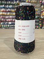 Рясна паєтка 02 галоген на чорному