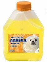 Рідина антизамерзаюча Аляска Антифриз-40 G13 жовтий 10 л