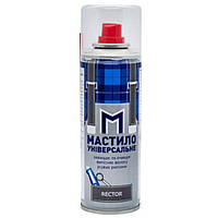 Мастило проникне з перетворювачем іржі "Ридкий ключ" в аер. пакованні 200 мл, ТМ "RECTOR" (12 шт./пач.)
