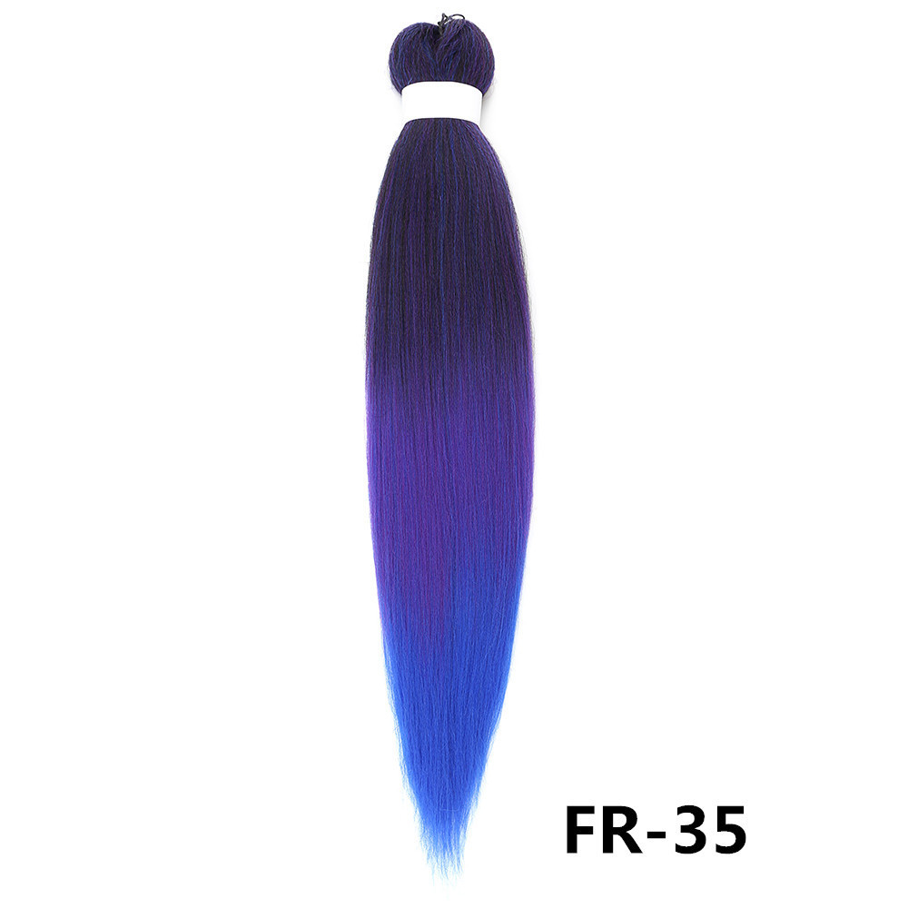 Канекалон Easy Braid FR35 омбре чорний синій фіолетовий, фото 1