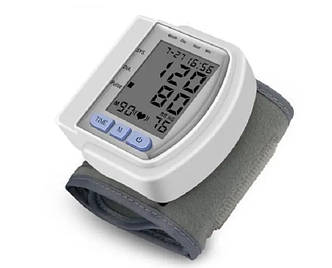 Тонометр автоматичний на зап'ястя для вимірювання пульсу та тиску СК-102S
