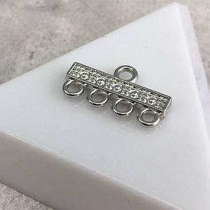 Конектор-розділювач 12х21 мм, колір Сталь