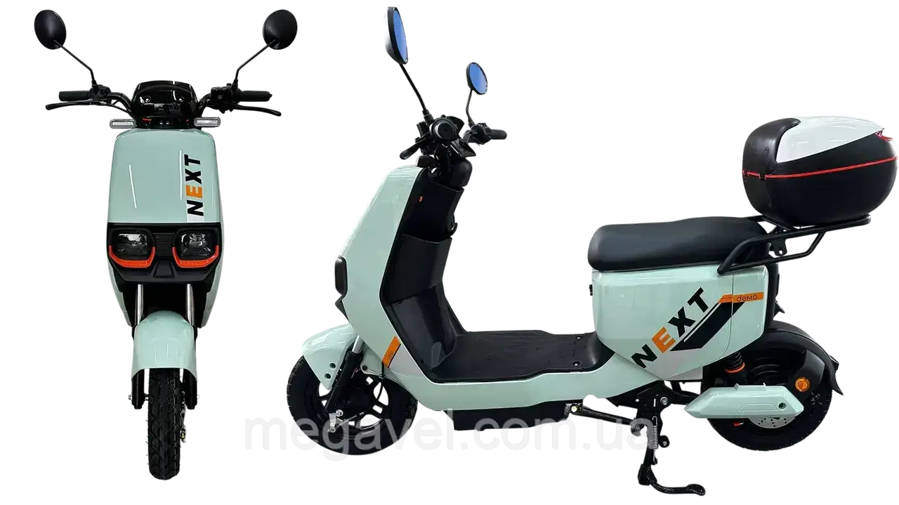 Міський електроскутер IDemo VoltCruise NEXT M150-LA, запас ходу 75 км, двомісний, фото 1