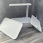 Горщик із набором для вирощування мікрозелені з LED-фітопідсвіткою методом гідропоніки, фото 4