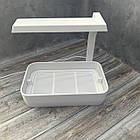 Горщик із набором для вирощування мікрозелені з LED-фітопідсвіткою методом гідропоніки, фото 9