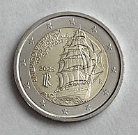 Италія 2 євро 2025, Навколосвітня подорож «Амеріго Веспуччі». UNC