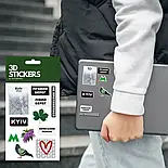 3D стікери "Kyiv Home" Набір 8 стікерів, фото 2