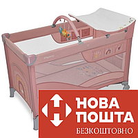 Ліжко-манеж ESPIRO DREAM 108 PINK SMILE