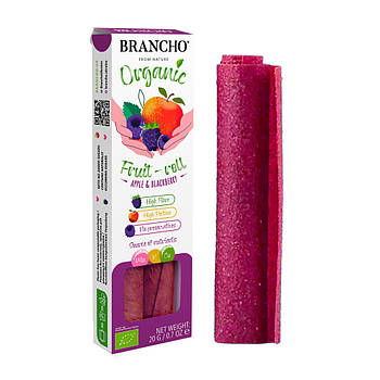 Пастила органічна "Яблуко-ожина", 20г, Україна