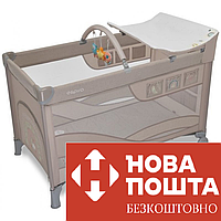 Ліжко-манеж ESPIRO DREAM 109 BEIGE FUN