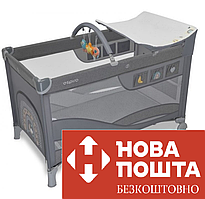 Ліжко-манеж ESPIRO DREAM 117 GRAPHITE SKETCH