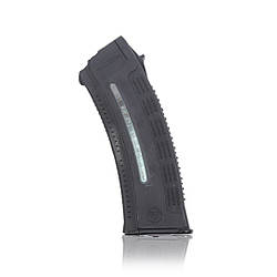 Магазин для АК коробчатий з вікном для контролю кількості заряду патронів чорний