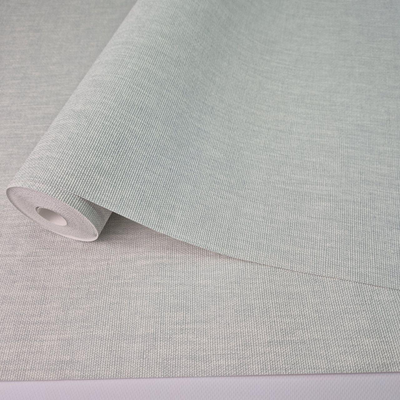 Шпалери вінілові 1,06 × 10 м Marburg Botanica 1033026, однотонні блакитні для спальні, вітальні, кухні, коридору, фото 1