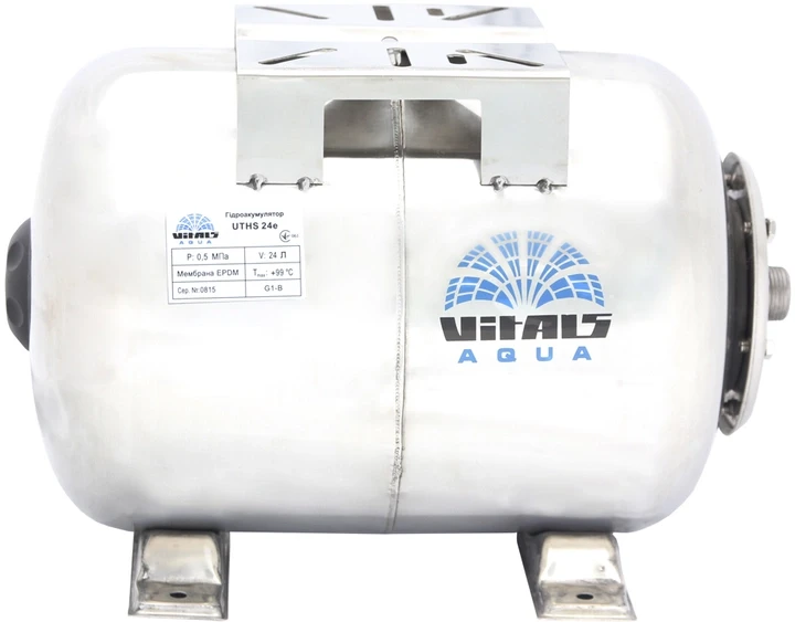 Гідроакумулятор Vitals неірж. сталь 24 л aqua UTHS 24, фото 1
