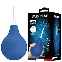 Анальний душ (спринцовка) MR PLAY — Anal Douche BLUEB (224 ml) Китай