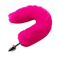 Анальна пробка з хвостом SKN-L02 ( розмір XS) діаметр 24 мм