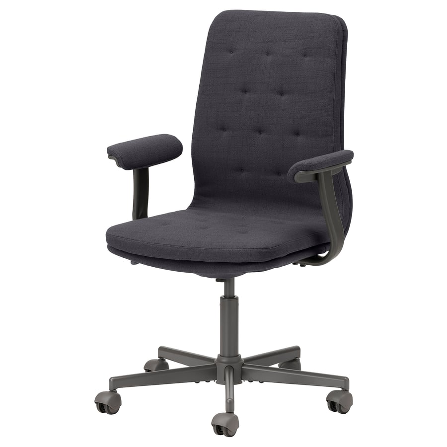 Офісний стілець IKEA MULLFJÄLLET Темно-сірий 193.998.15, фото 1