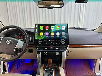 Магнітола Android Toyota Land Cruiser LC 200 Тойота Ленд Крузер 2008-2015 монітор головний пристрій 19.8