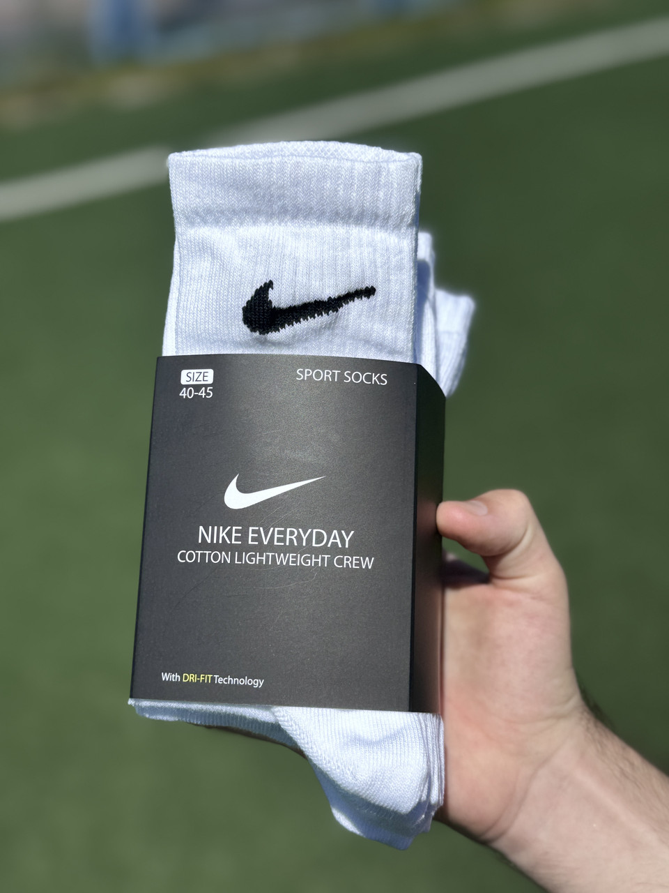 Високі чоловічі Шкарпетки Nike / найк Everyday - Білі повсякденний набір 5 пар, фото 1