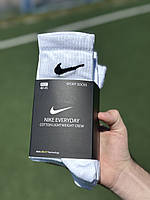 Високі чоловічі Шкарпетки Nike / найк Everyday - Білі повсякденний набір 5 пар