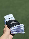 Високі жіночі Шкарпетки Nike / найк - Білі повсякденний набір 5 пар, фото 7