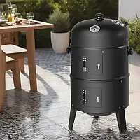 Універсальний вугільний гриль - коптильня