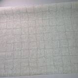 Шпалери вінілові 1,06 × 10 м Marburg Floralia 1033918, світло-сірі геометрія під штукатурку для вітальні, спальні, фото 4