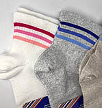 Шкарпетки підліткові полоска асорті 19-21 р. (12 пар!) (Демісезонні/літо) Варос, фото 4