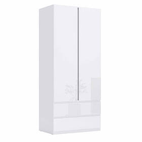 Шафа Мія 2Дв2Ш глянець білий Міро Марк