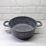 Каструля казан із гранітним антипригарним покриттям 2.3 л 20 см  Edenberg EB-3976 Індукційний казан із кришкою, фото 4