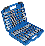 Набір екстрадовгих ключів HEX з насадками 1/2"-30 одиниць SATRA S-SH3012, фото 2