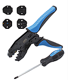 Кліщі для зачищення дротів зі змінними губками SATRA S-CT41S, фото 4