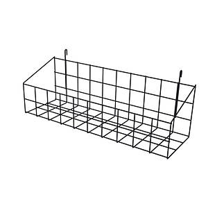 Кошик навісний на сітку 50х15, чорний
