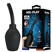Анальний душ (спринцовка) MR PLAY — Anal Douche BLKC (310 ml) фосфор
