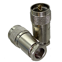 Конектор Роз'єм PL259 UHF для кабелю RG8, 7DFB, LMR400, RG213