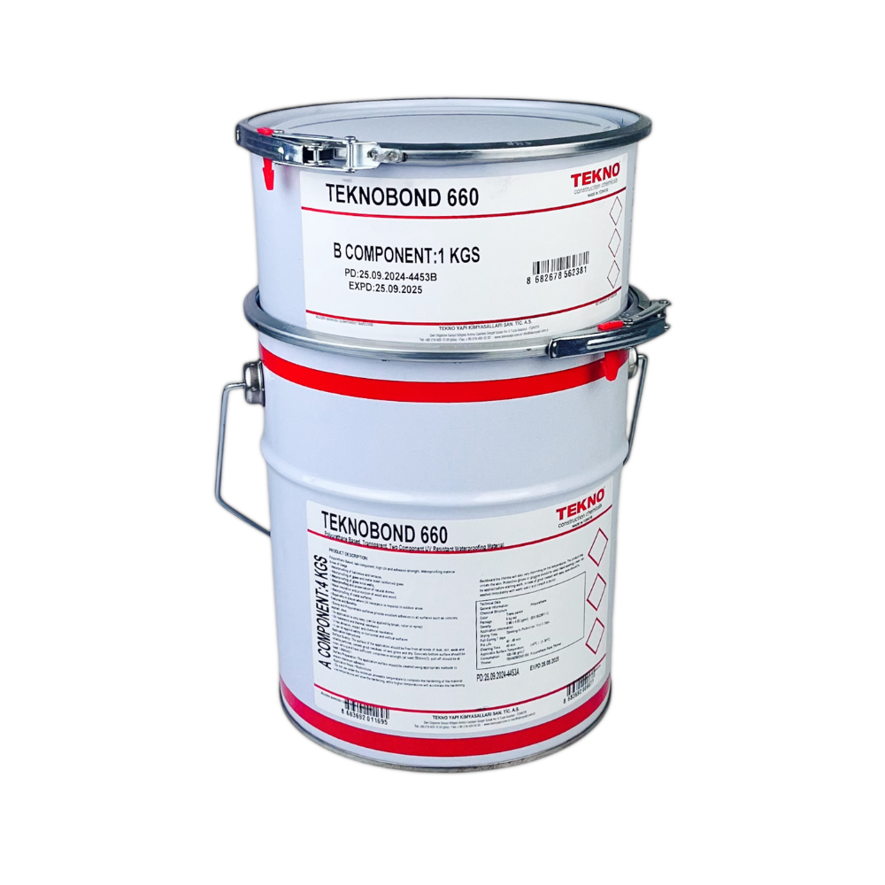 Прозора гідроізоляція на основі поліуретану, УФ-стійка Teknobond 660 5 кг., фото 1