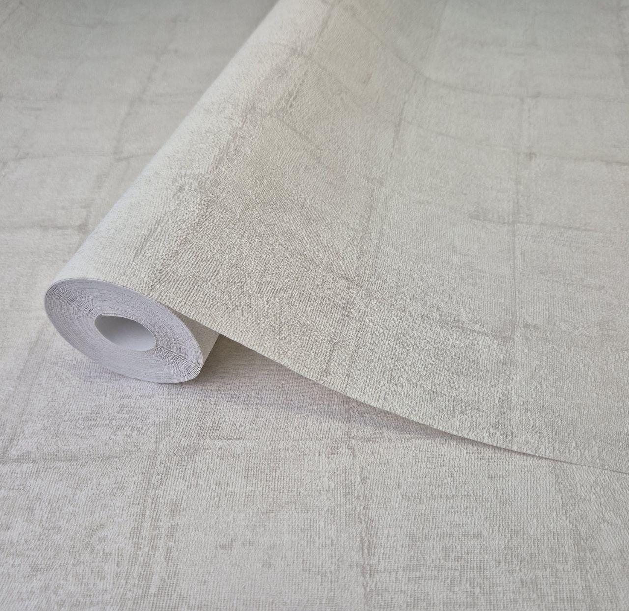 Шпалери вінілові 1,06 × 10,05 м Marburg Floralia 1030516, бежеві геометрія під штукатурку для вітальні, спальні, фото 1