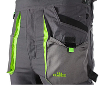 Комбінезон робочий захисний демісезонний на лямках з кишенями, робочий напівкомбінезон, фото 9