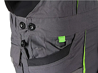 Комбінезон робочий захисний демісезонний на лямках з кишенями, робочий напівкомбінезон, фото 10
