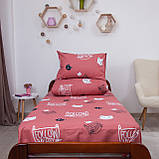 Постільна білизна ТЕП "Soft dreams" Кошенятка (коричневий), 50x70, підліткова, фото 7