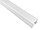 Алюмінієвий профіль для світлодіодної стрічки АЛ-04-1 2 метра білий накладний LEDUA, фото 5