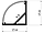 Алюмінієвий профіль для світлодіодної стрічки АЛ-06 2 метра чорний кутовий LEDUA, фото 3