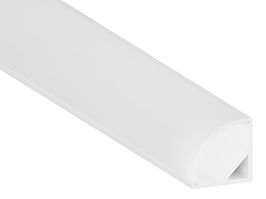 Алюмінієвий профіль для світлодіодної стрічки АЛ-06 2 метра білий кутовий LEDUA